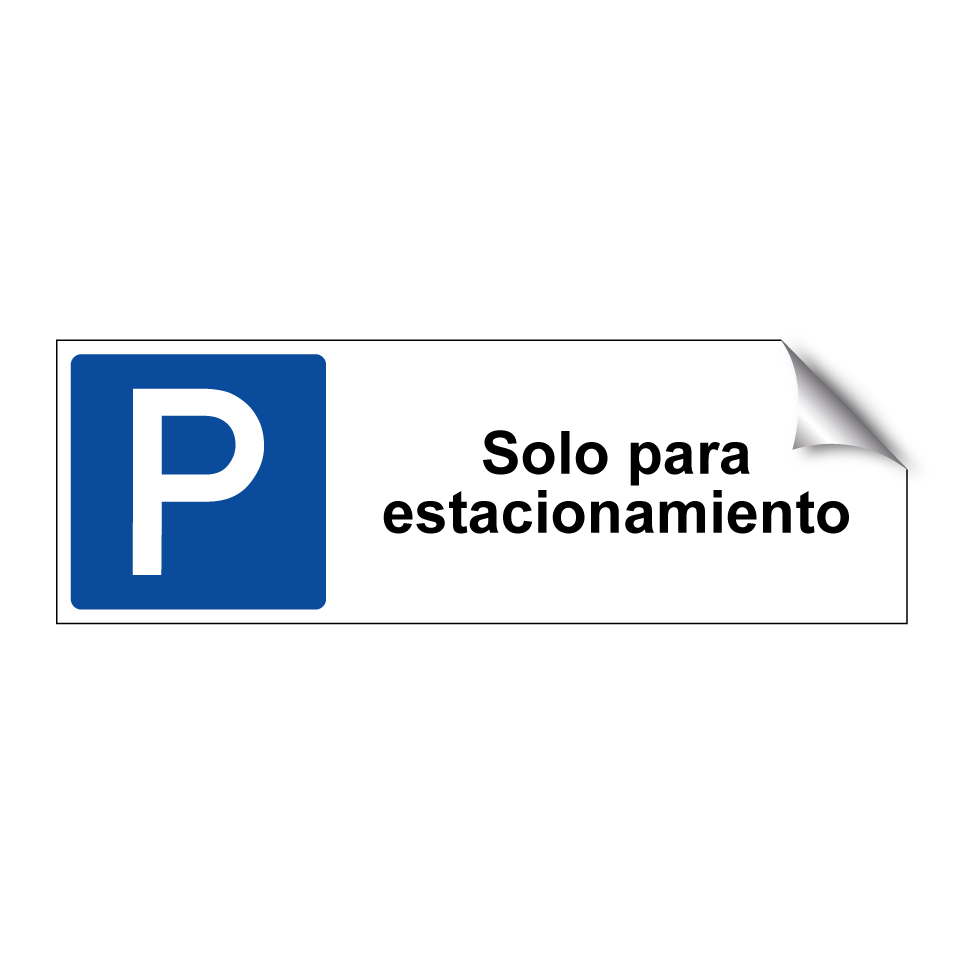 Solo para estacionamiento