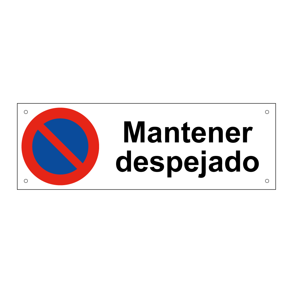 Mantener despejado