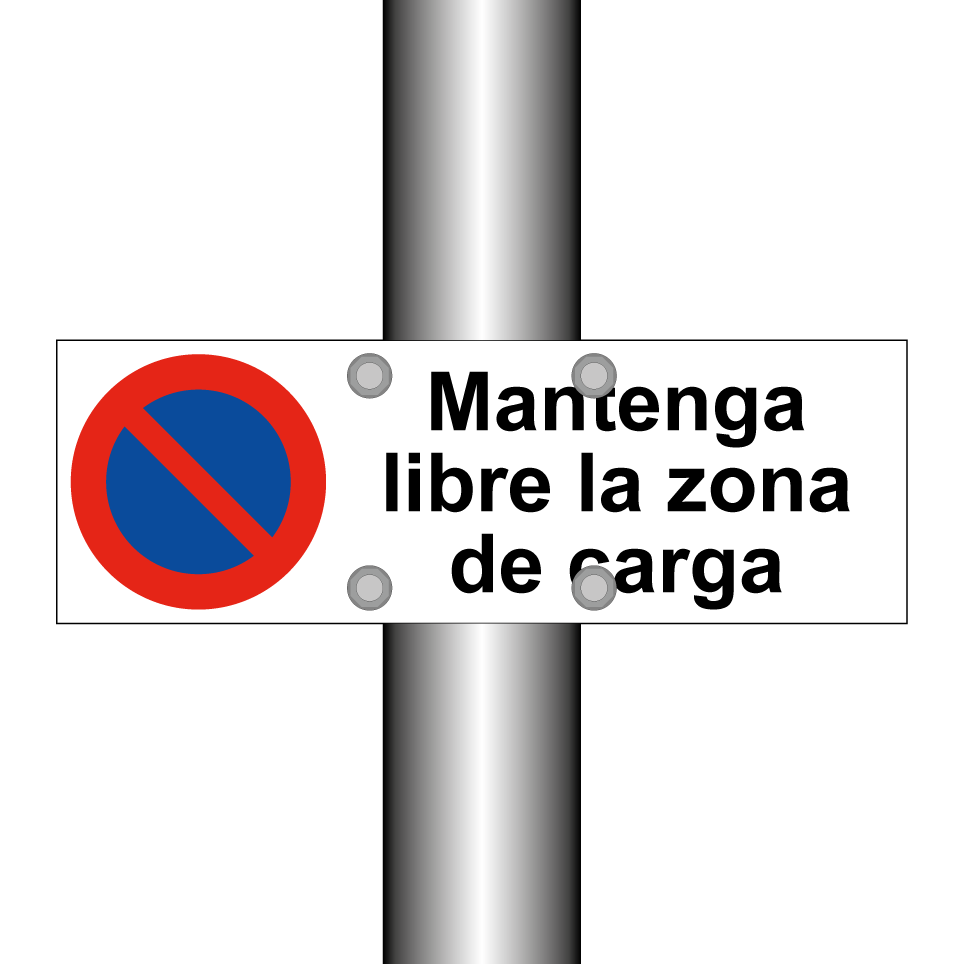 Mantenga libre la zona de carga