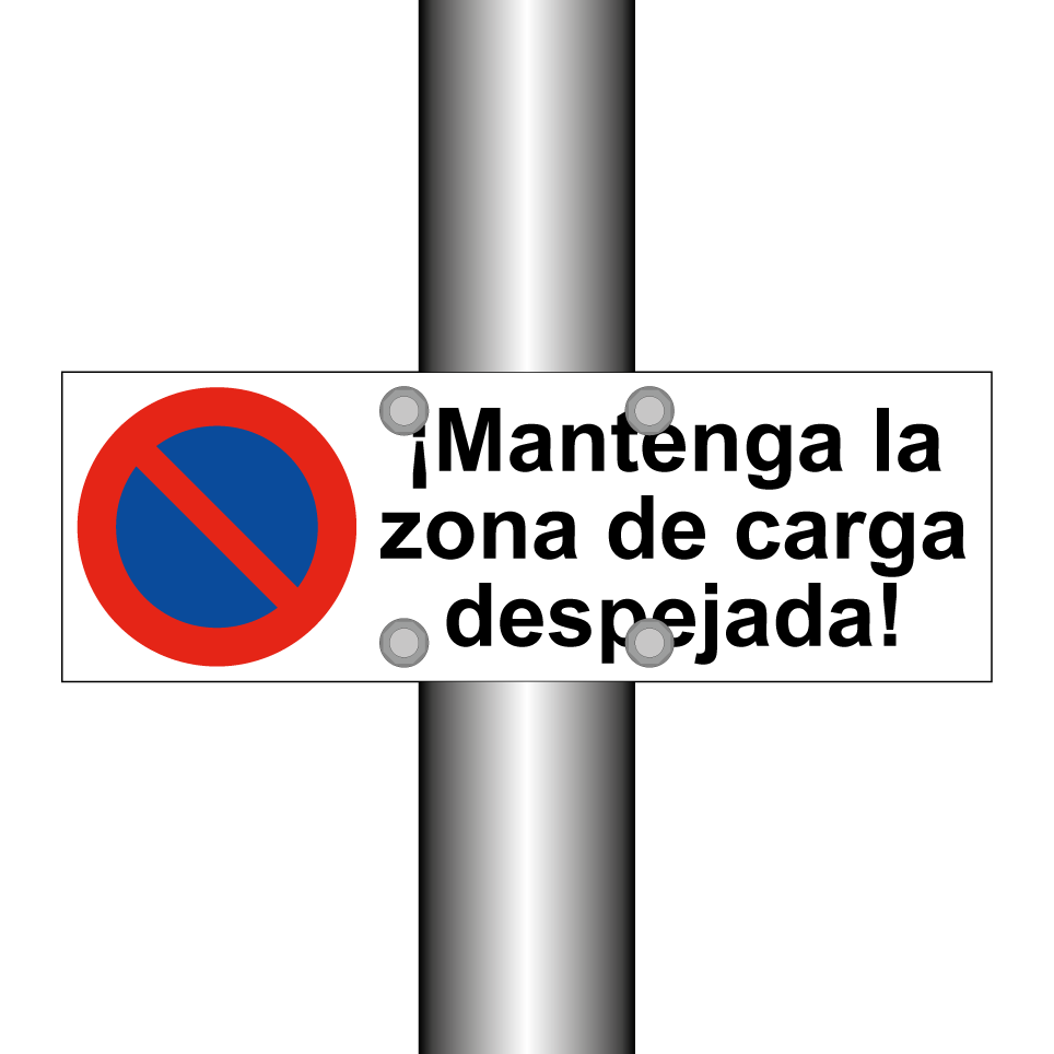¡Mantenga la zona de carga despejada!