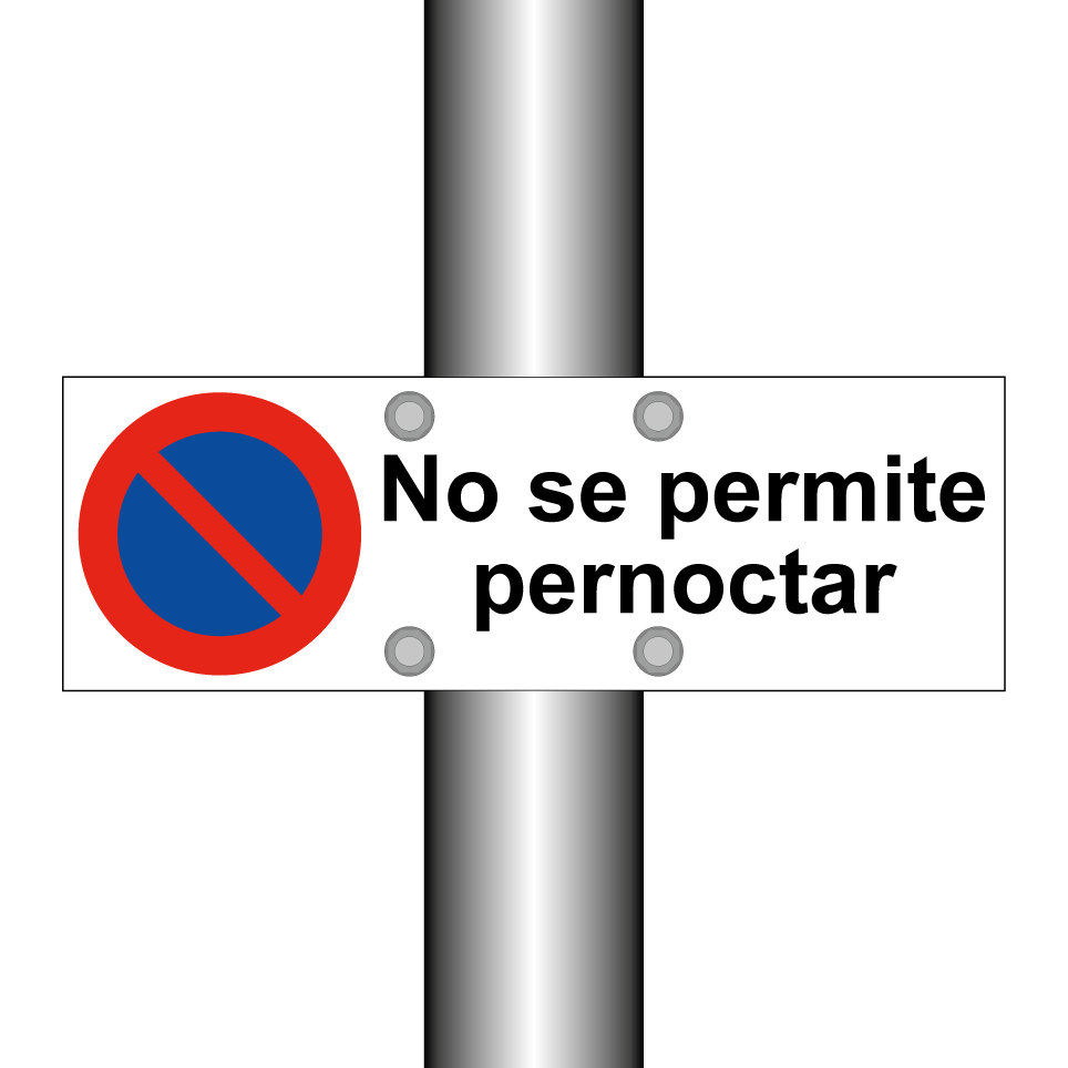 No se permite pernoctar
