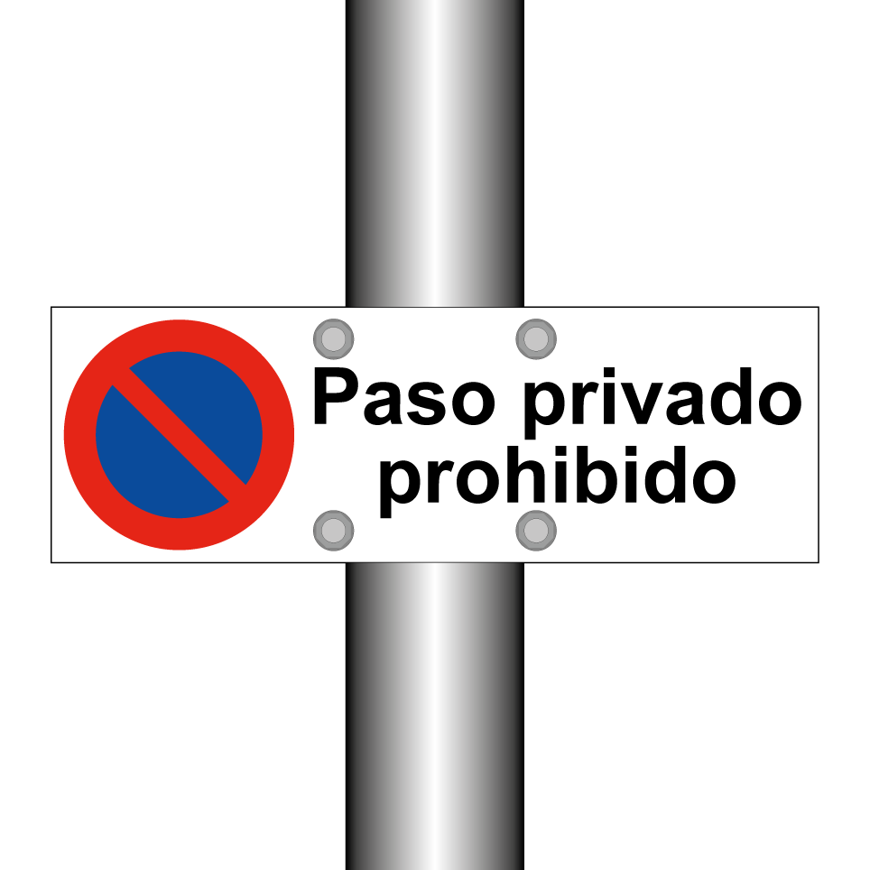 Paso privado prohibido