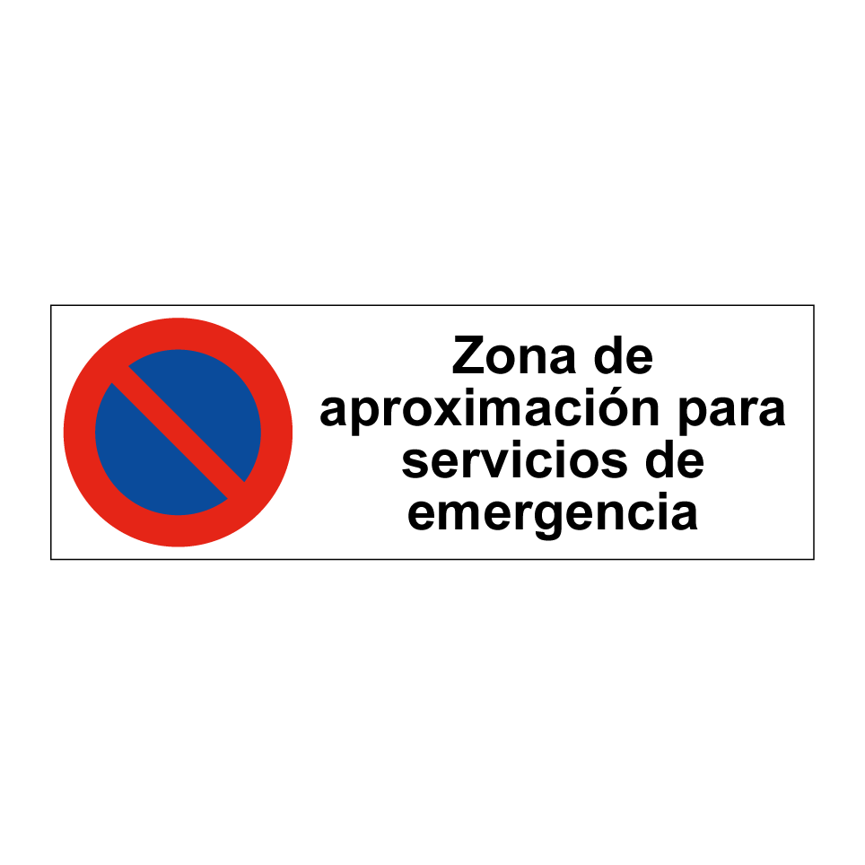 Zona de aproximación para servicios de emergencia