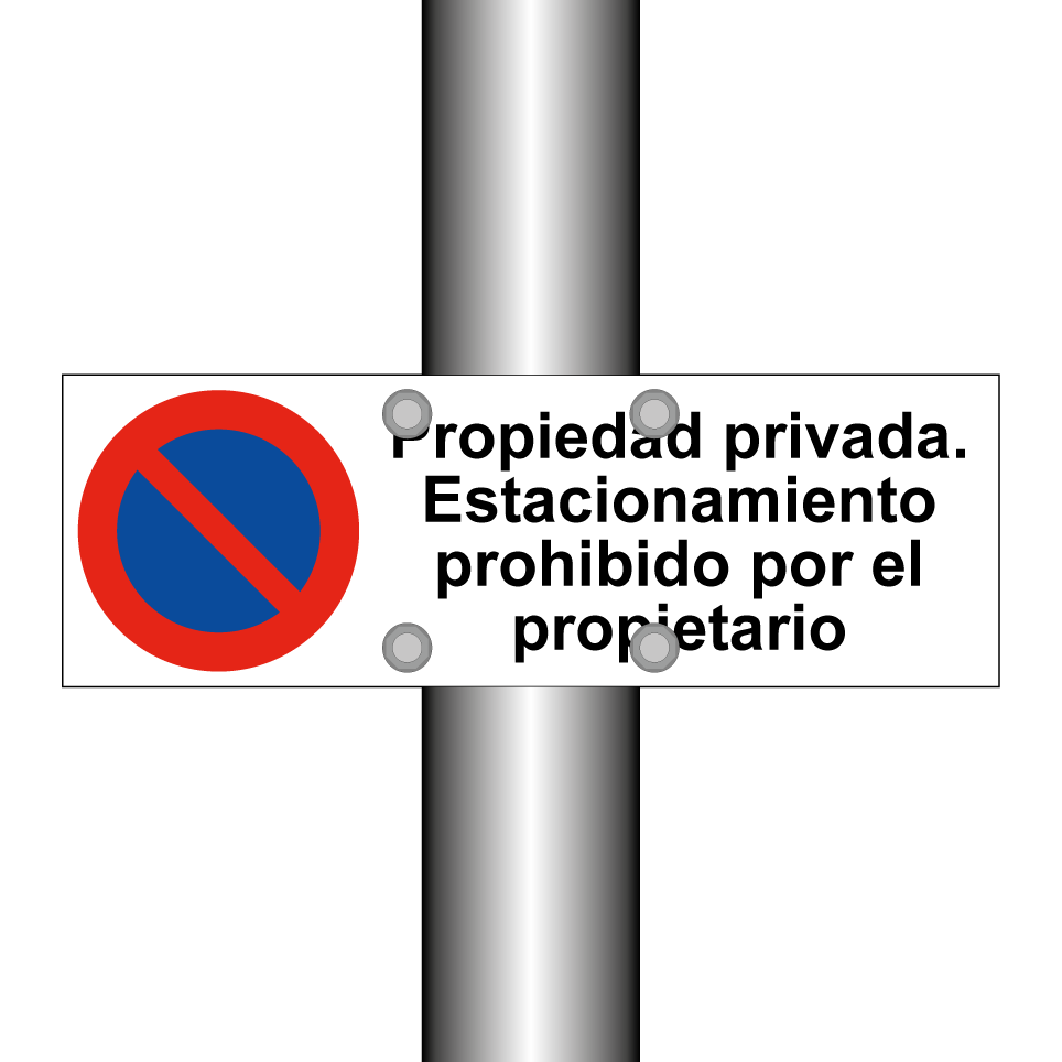Propiedad privada. Estacionamiento prohibido por el propietario