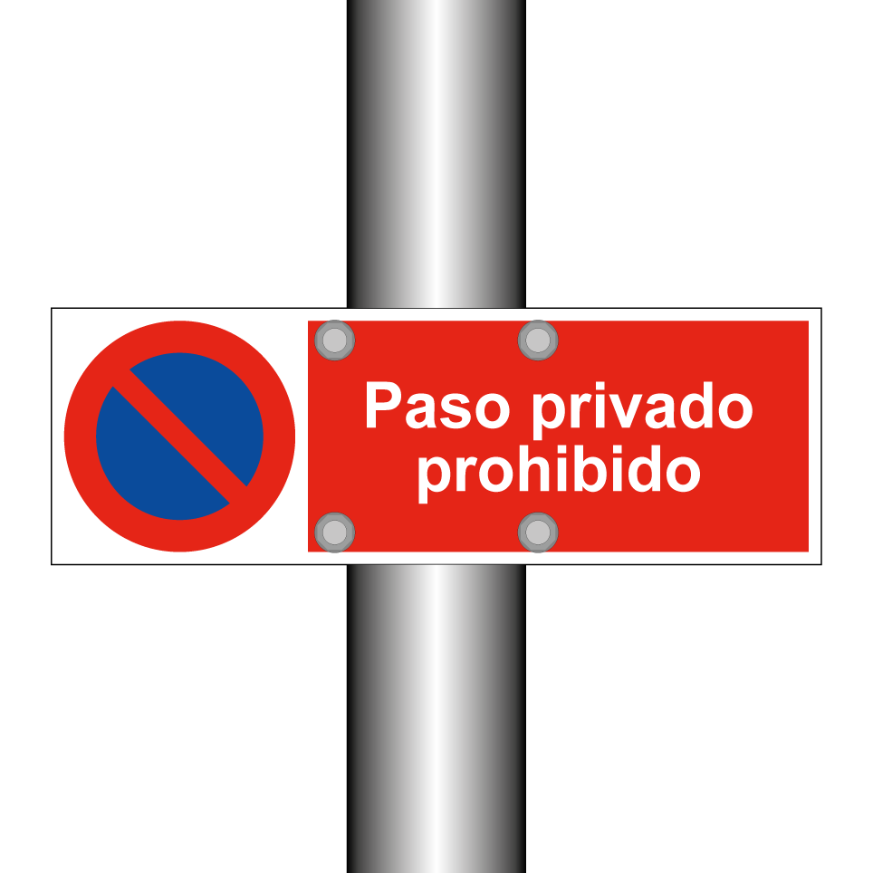 Paso privado prohibido