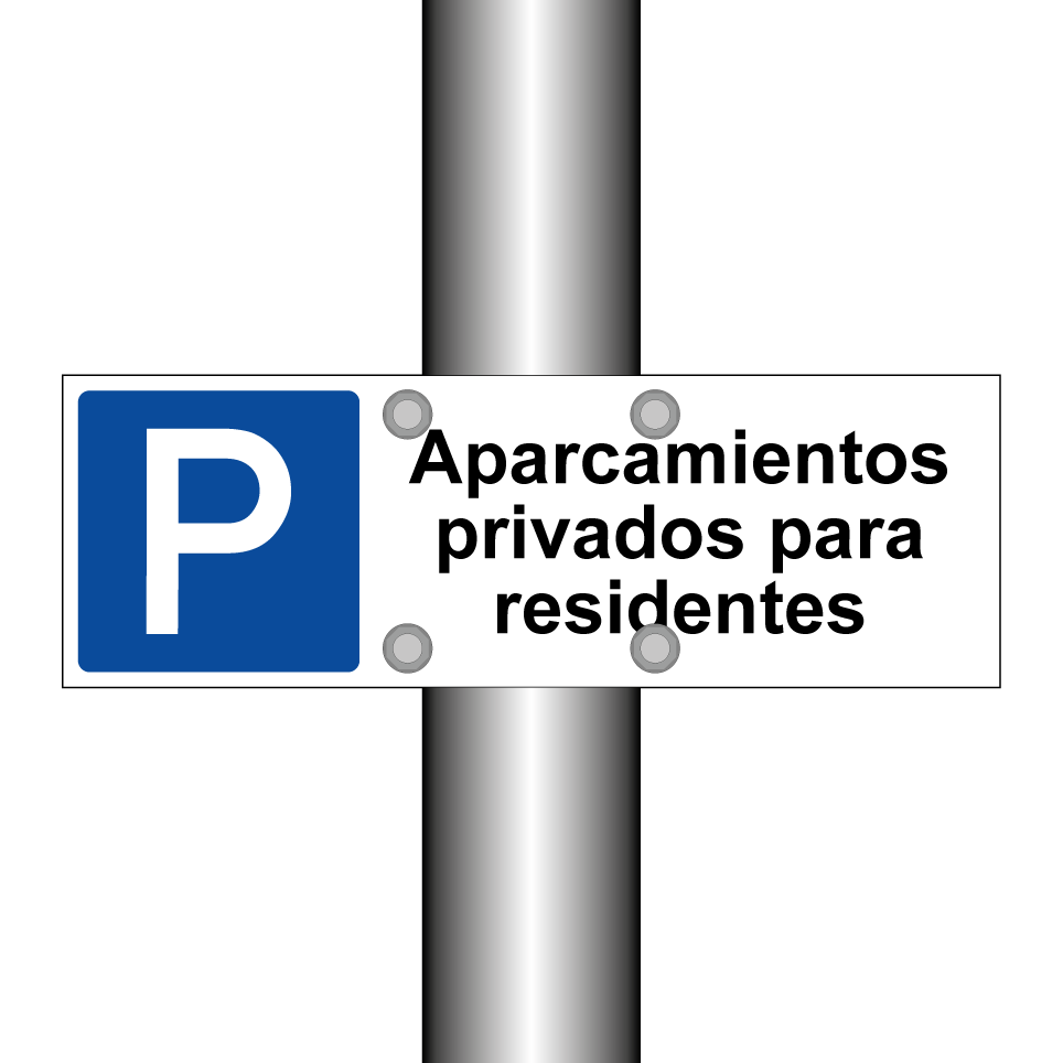 Aparcamientos privados para residentes