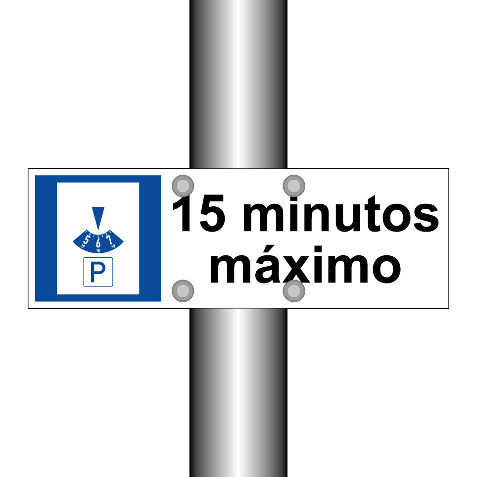 15 minutos máximo