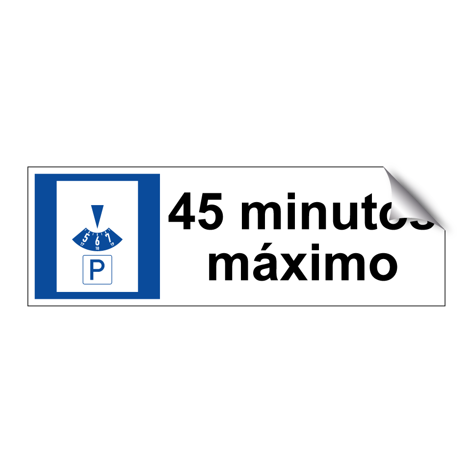 45 minutos máximo