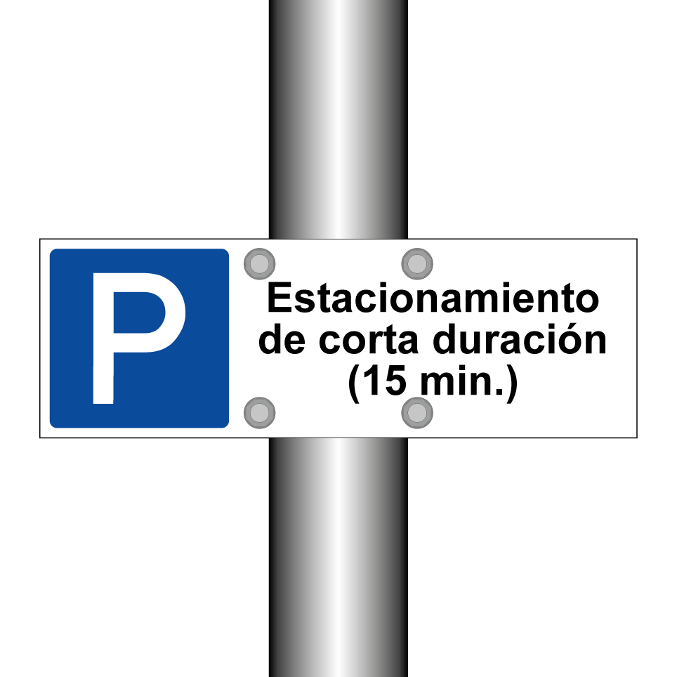 Estacionamiento de corta duración (15 min.)