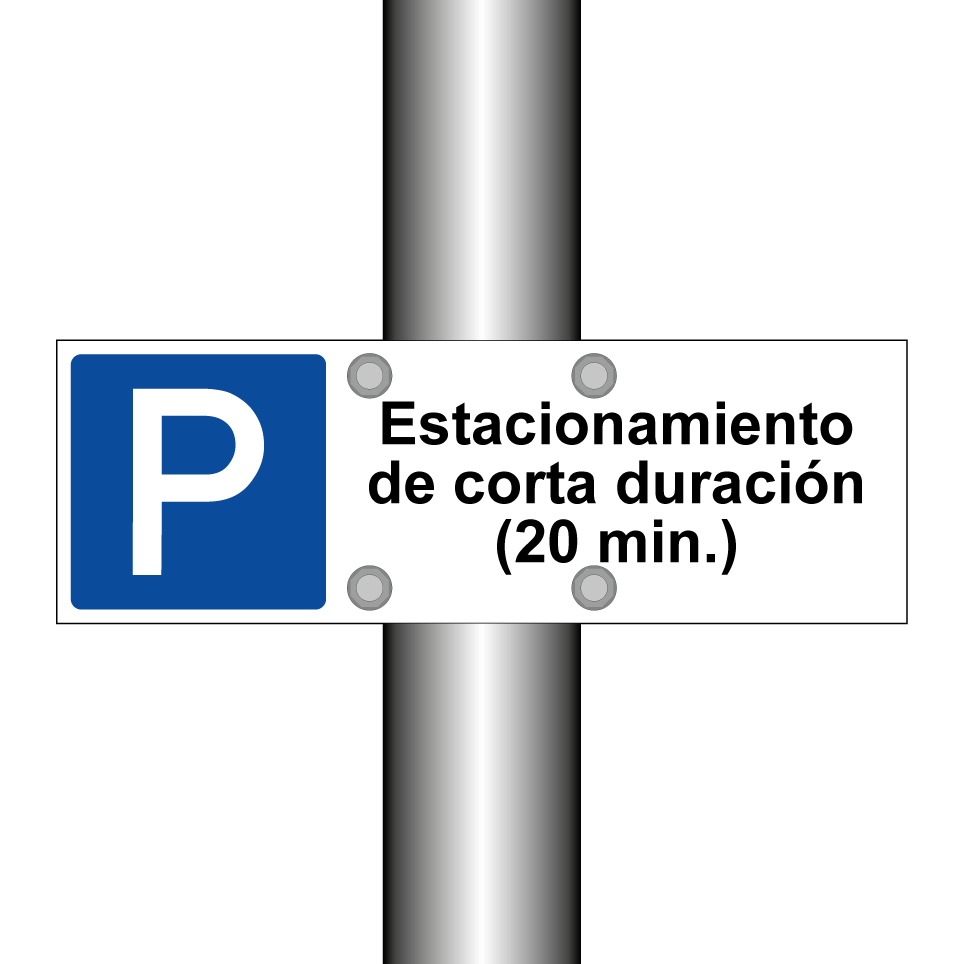 Estacionamiento de corta duración (20 min.)