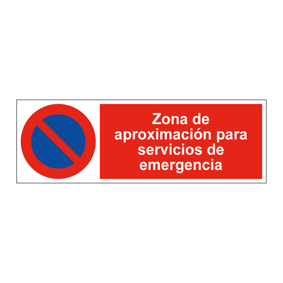 Zona de aproximación para servicios de emergencia