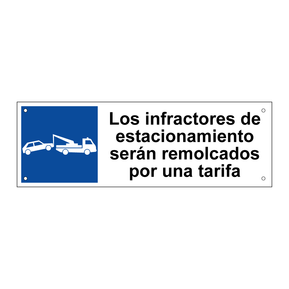 Los infractores de estacionamiento serán remolcados por una tarifa