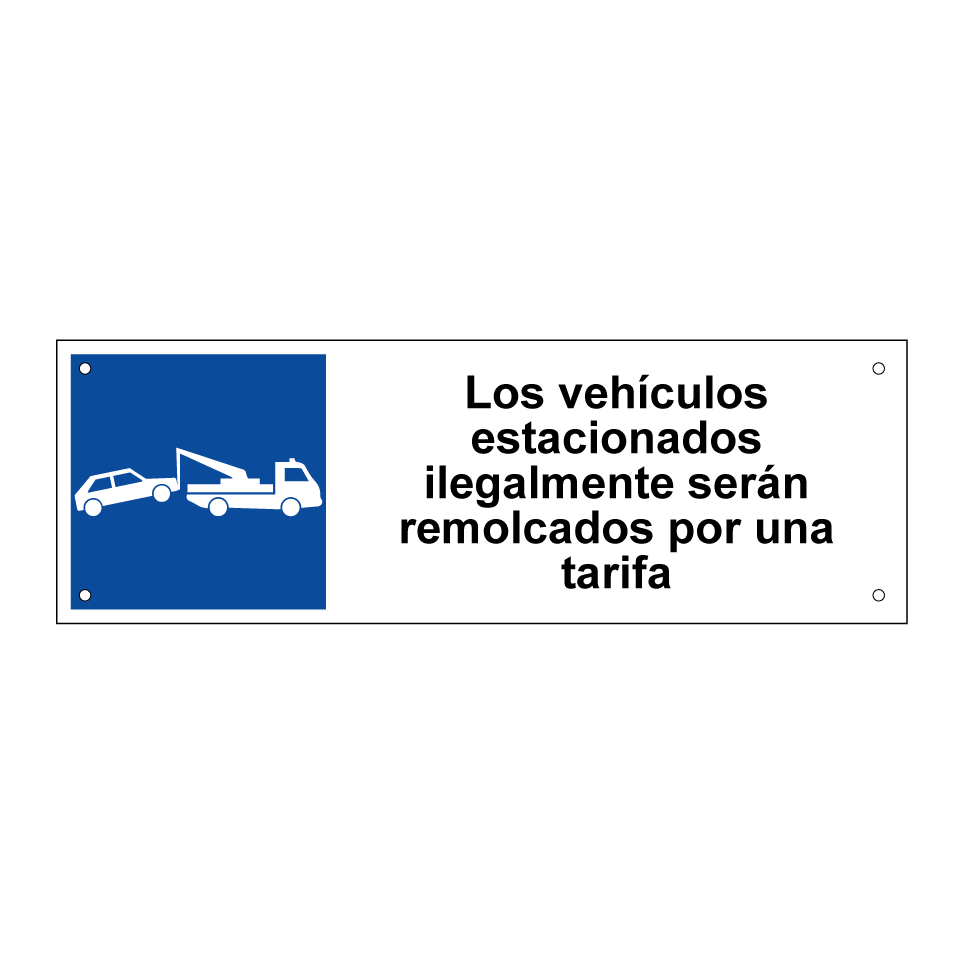 Los vehículos estacionados ilegalmente serán remolcados por una tarifa