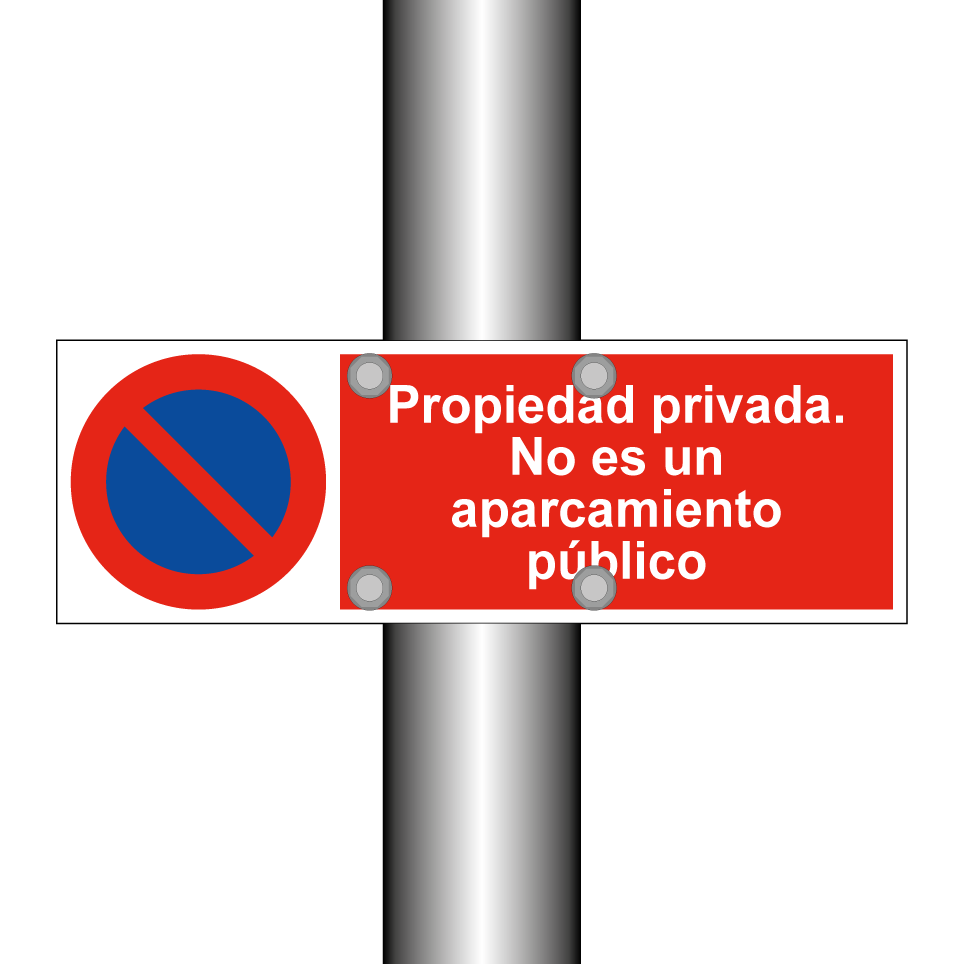Propiedad privada. No es un aparcamiento público
