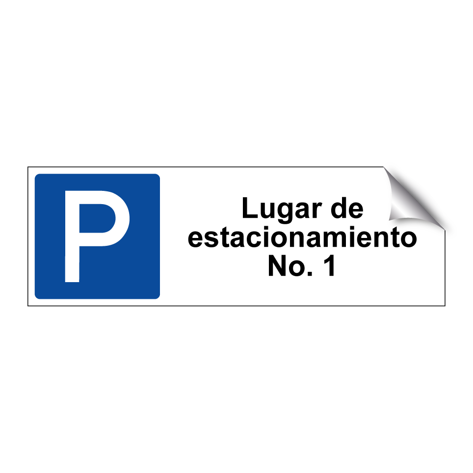 Lugar de estacionamiento No. 1