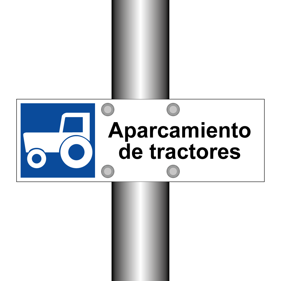 Aparcamiento de tractores