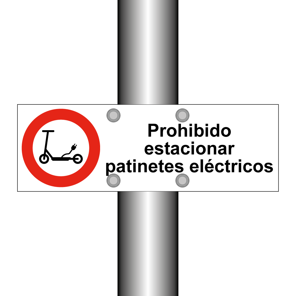 Prohibido estacionar patinetes eléctricos