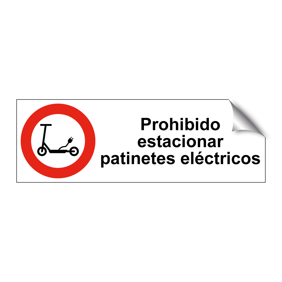 Prohibido estacionar patinetes eléctricos