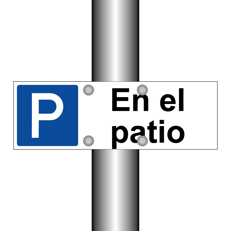 En el patio