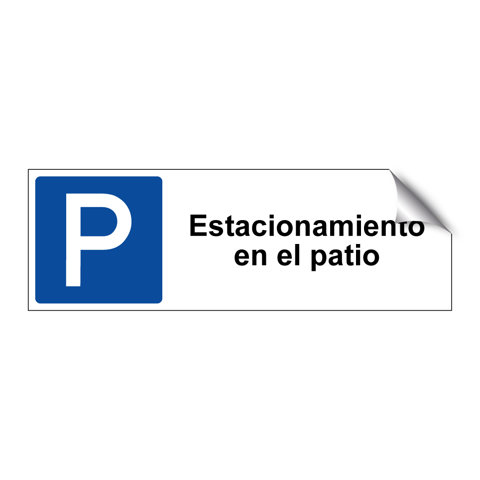 Estacionamiento en el patio