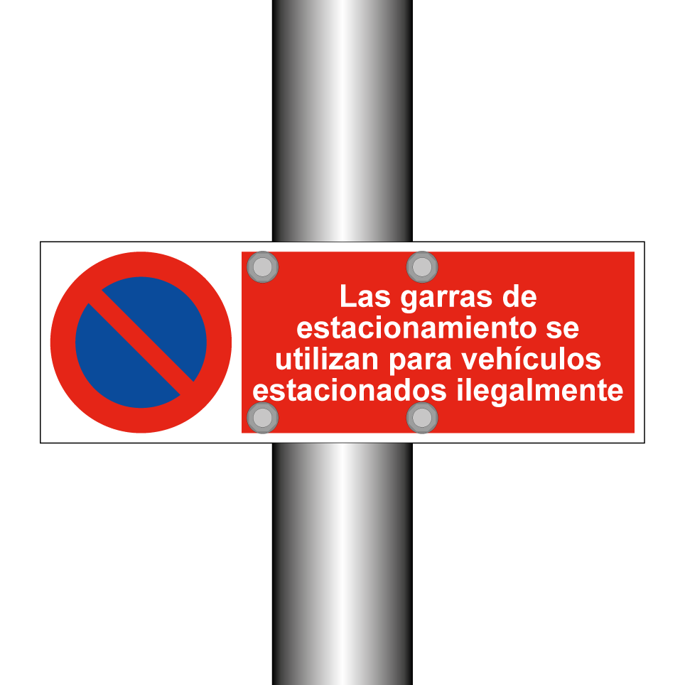 Las garras de estacionamiento se utilizan para vehículos estacionados ilegalmente