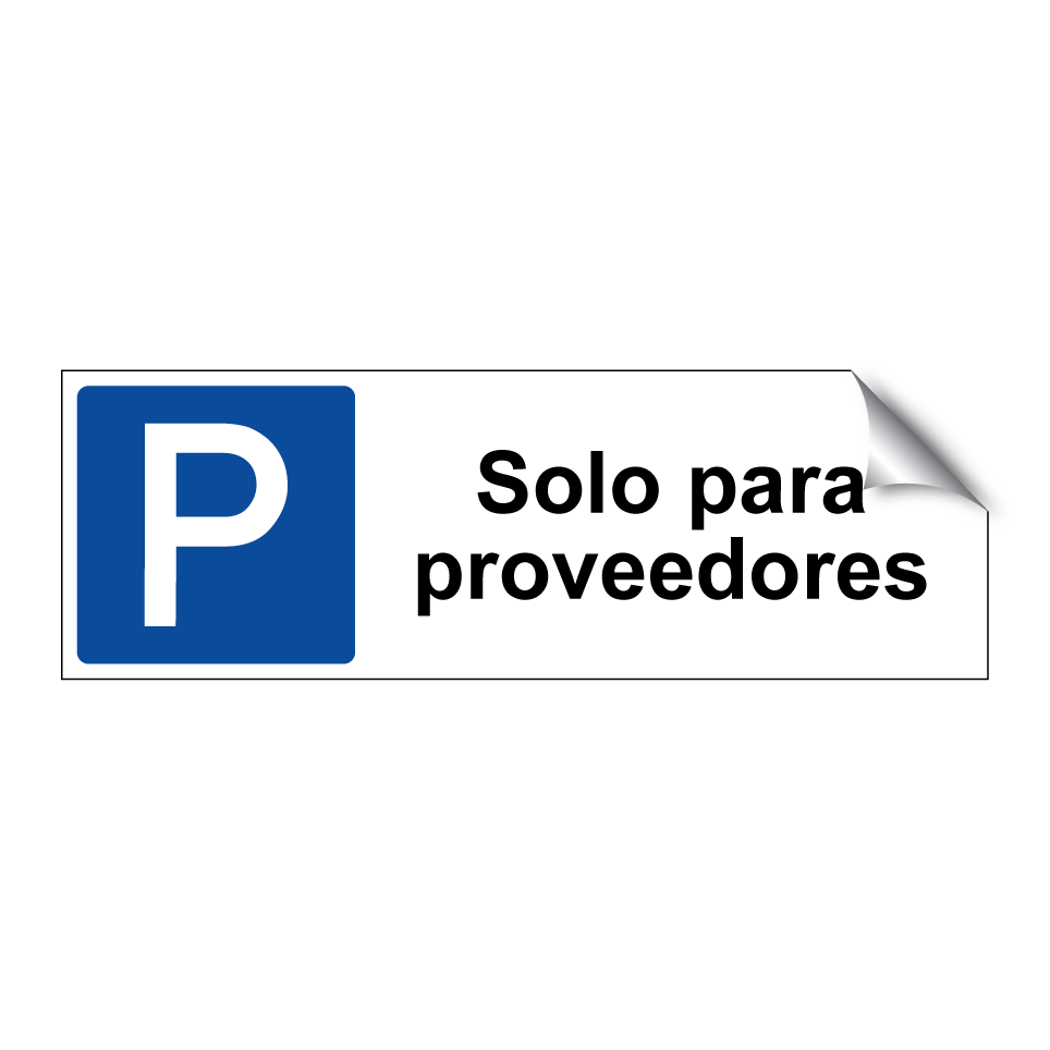 Solo para proveedores