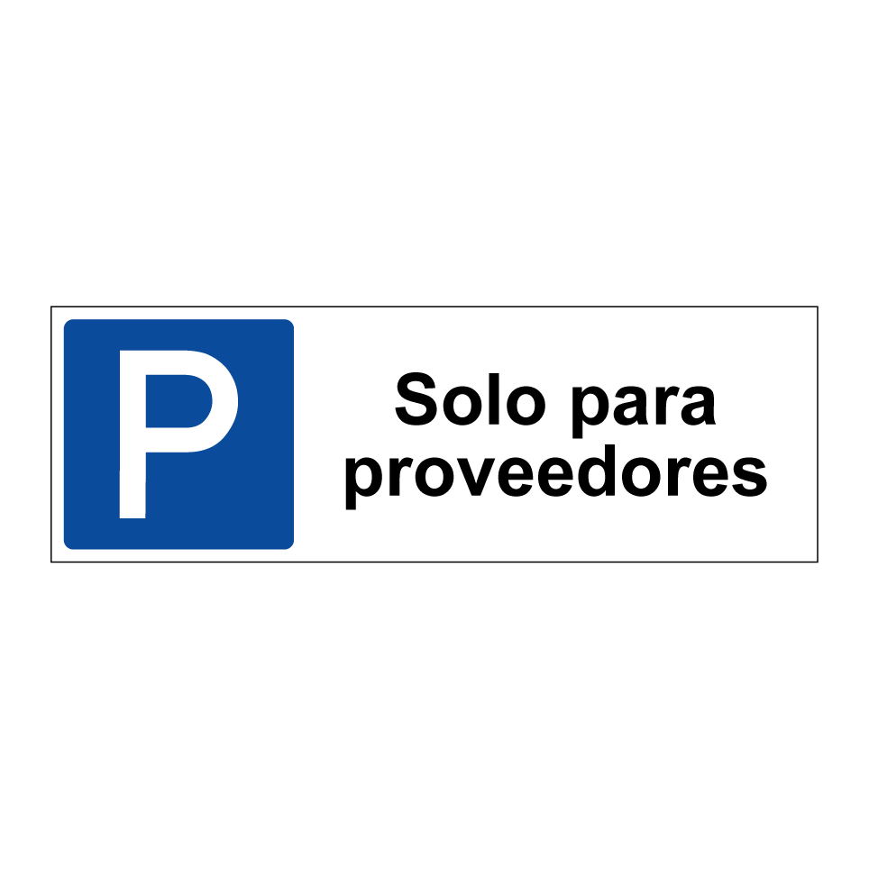 Solo para proveedores