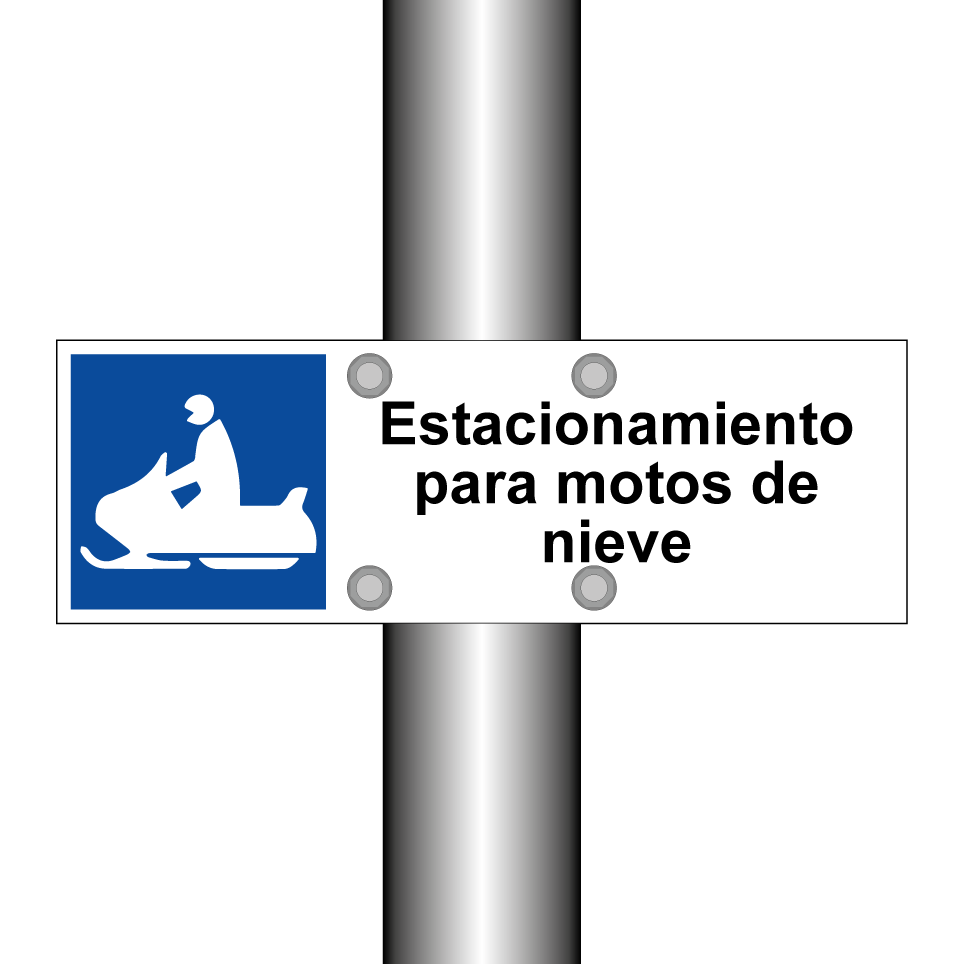 Estacionamiento para motos de nieve