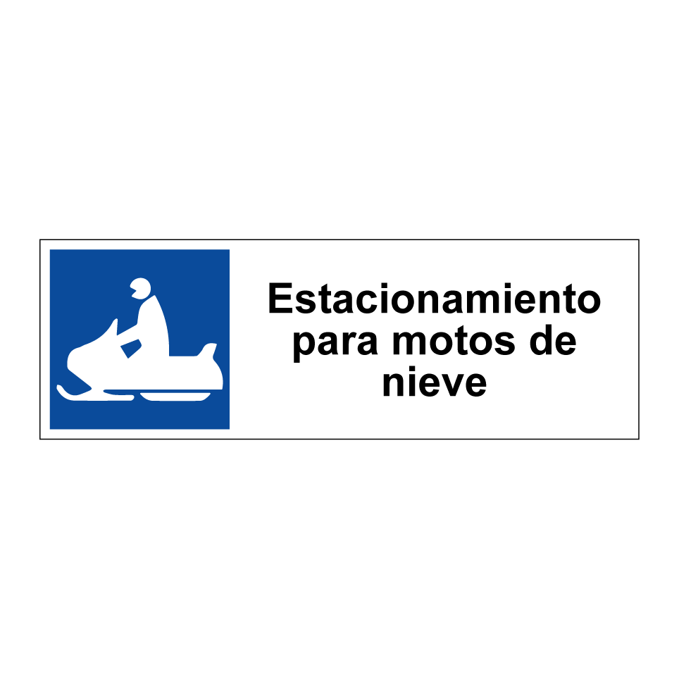Estacionamiento para motos de nieve