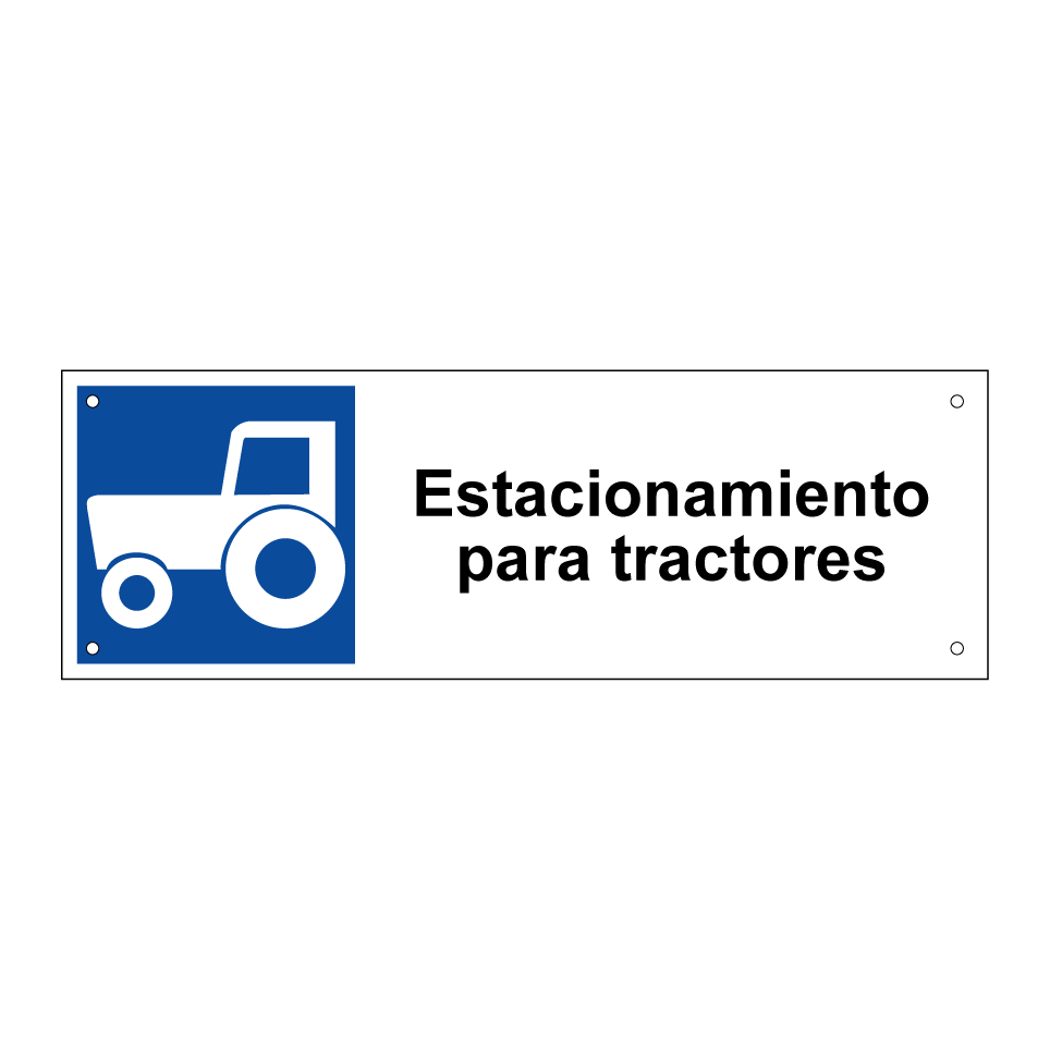 Estacionamiento para tractores
