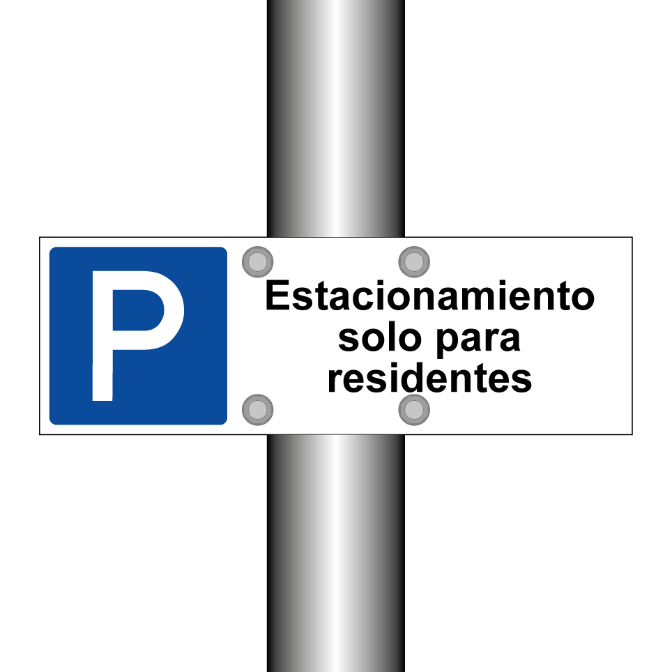 Estacionamiento solo para residentes