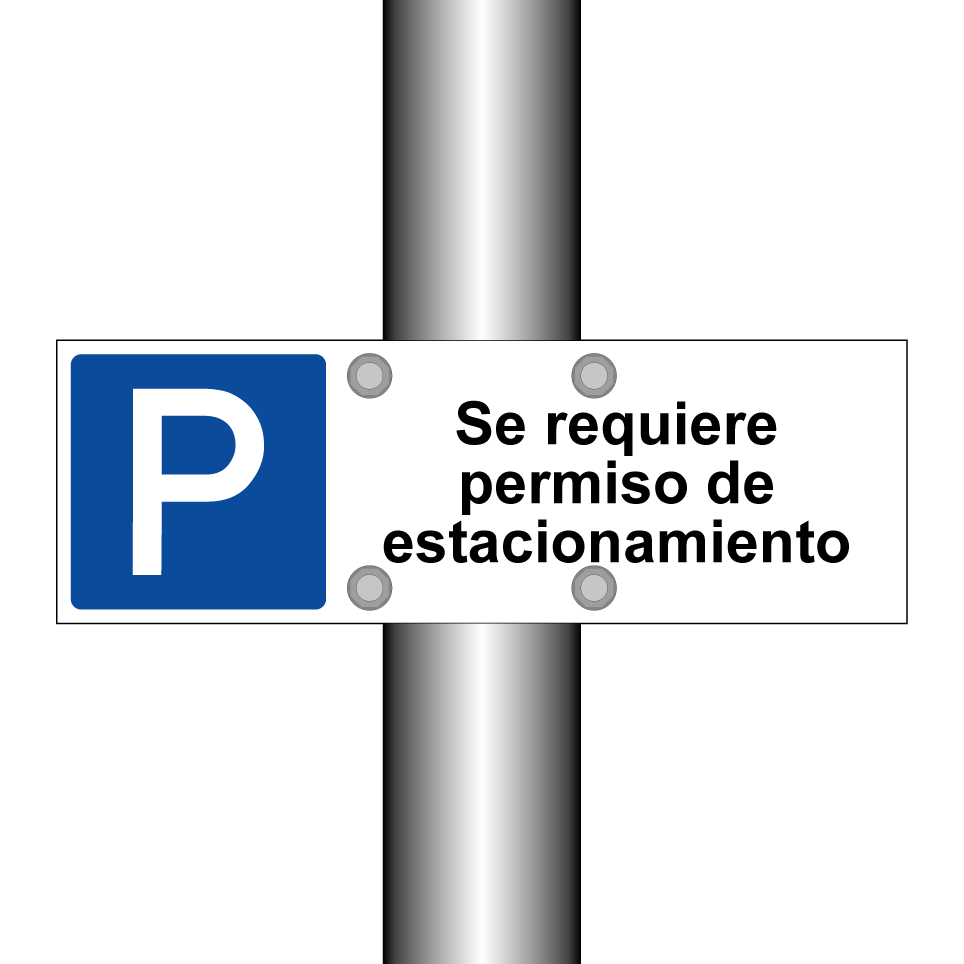 Se requiere permiso de estacionamiento