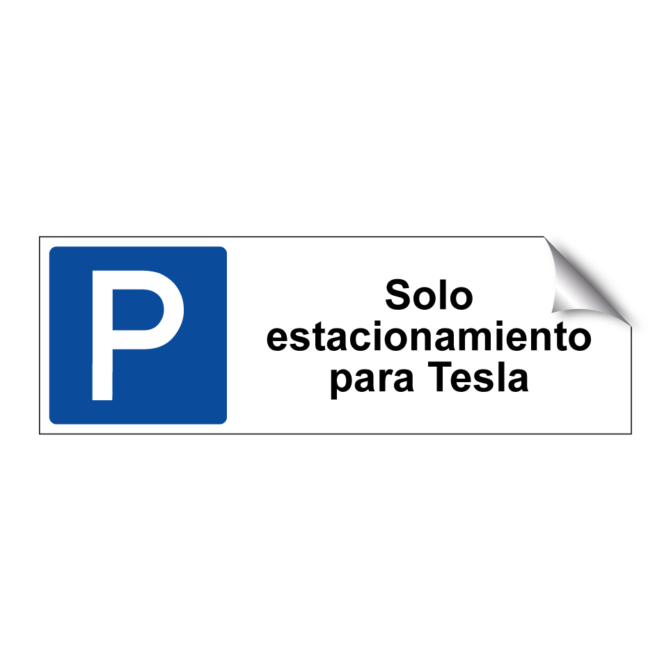 Solo estacionamiento para Tesla