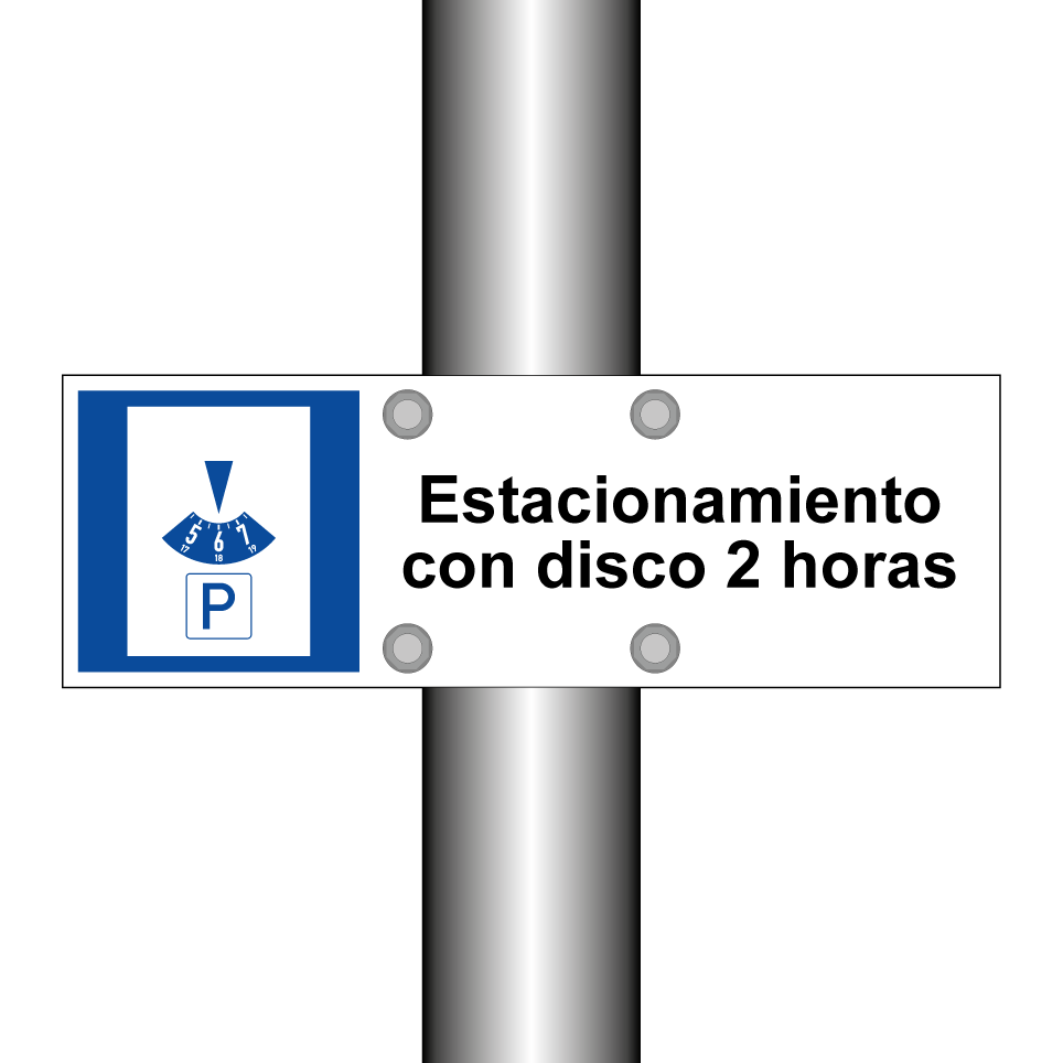 Estacionamiento con disco 2 horas