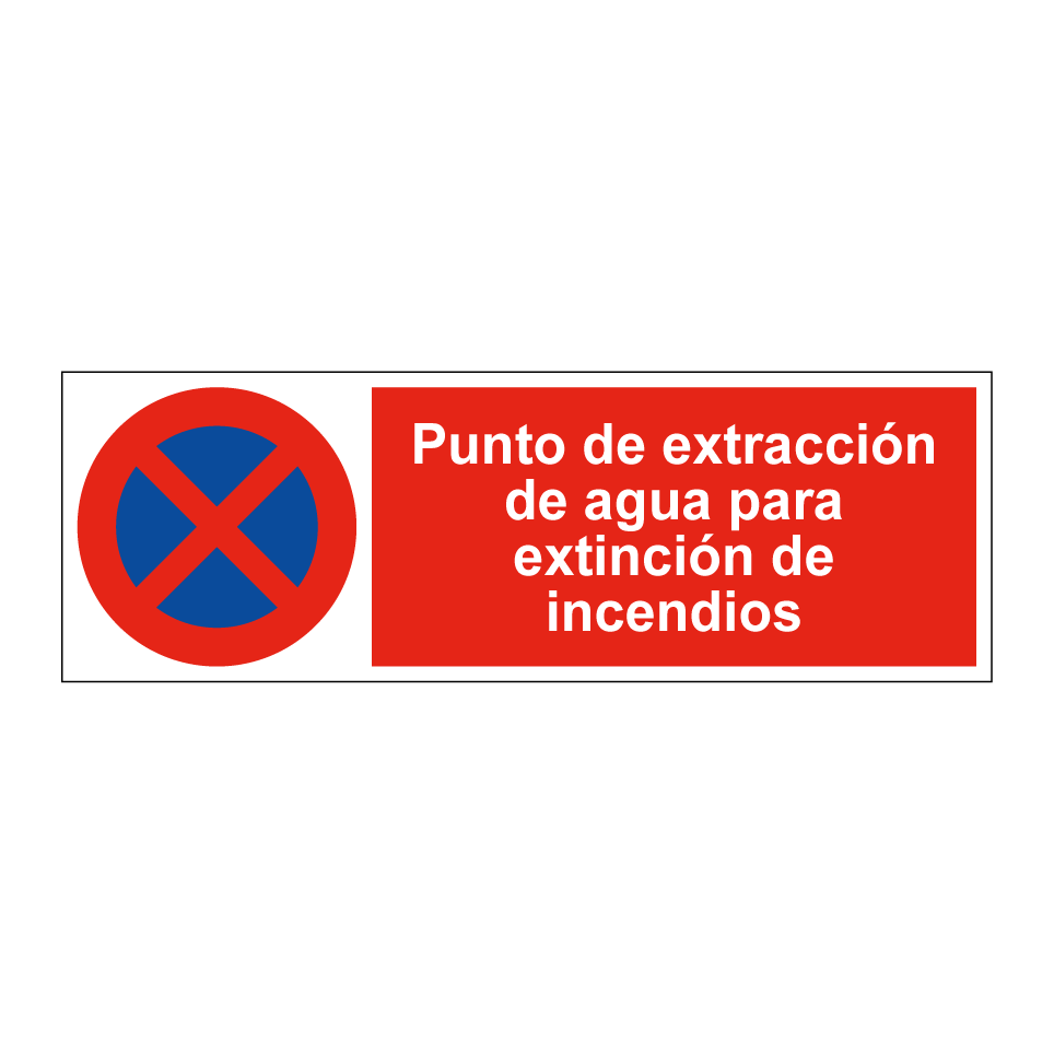 Punto de extracción de agua para extinción de incendios