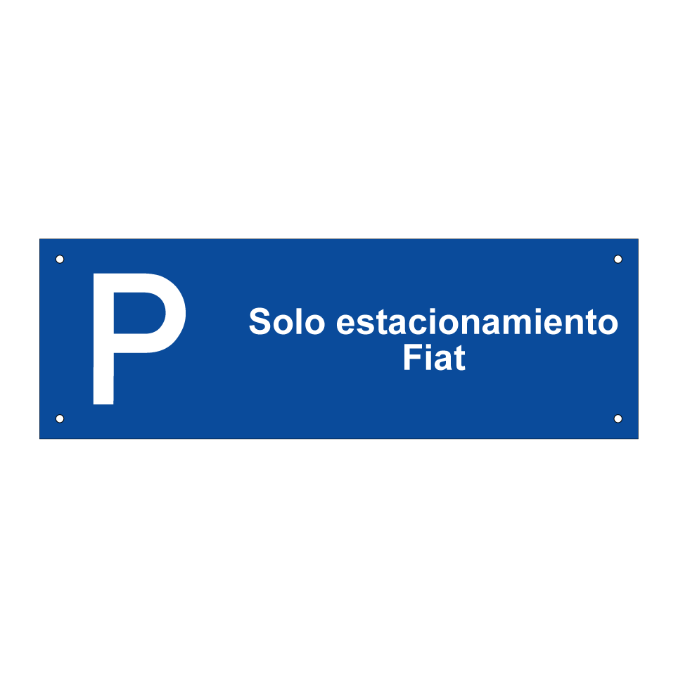 Solo estacionamiento Fiat