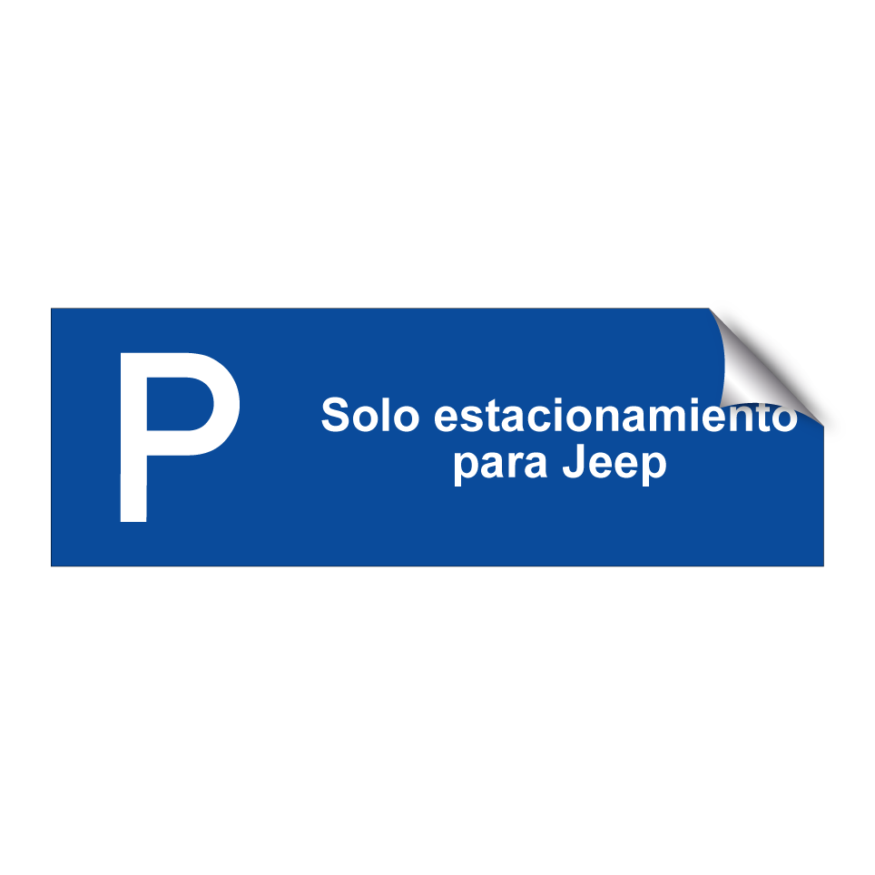 Solo estacionamiento para Jeep