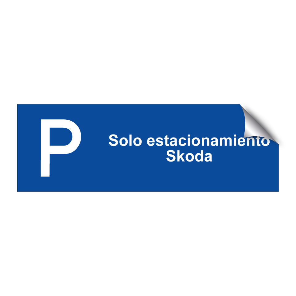 Solo estacionamiento Skoda