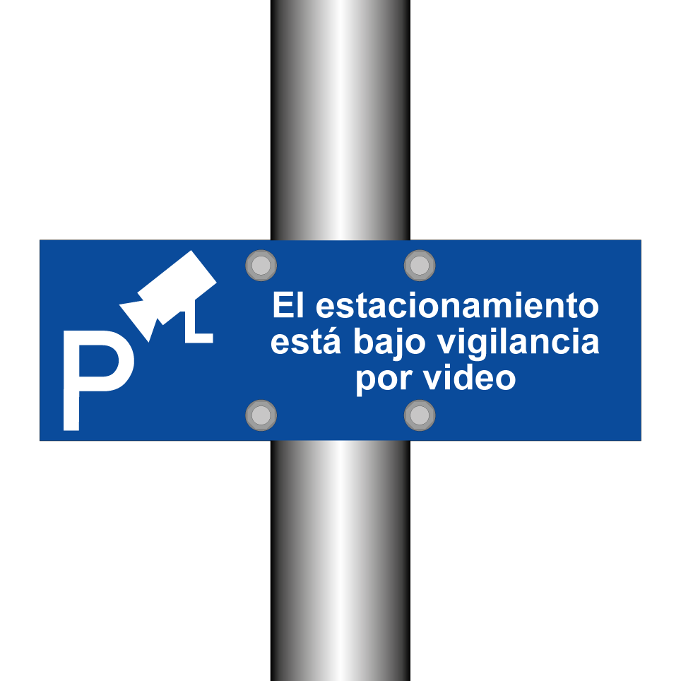 El estacionamiento está bajo vigilancia por video