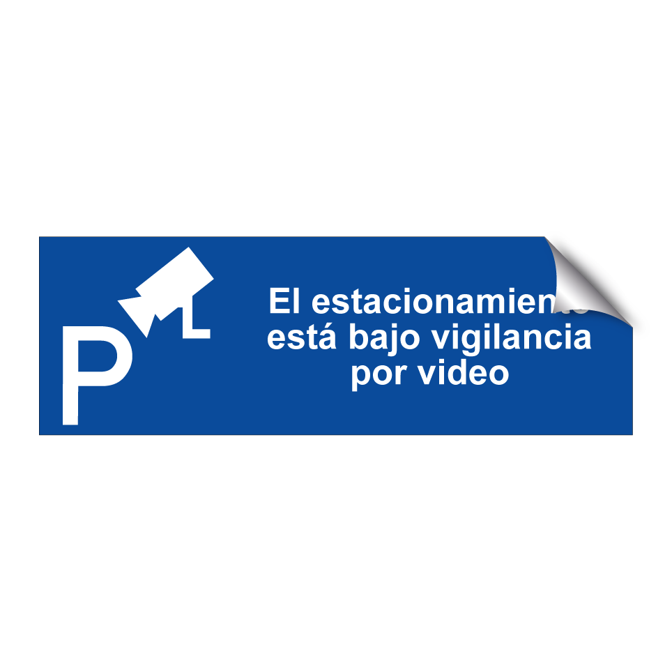 El estacionamiento está bajo vigilancia por video