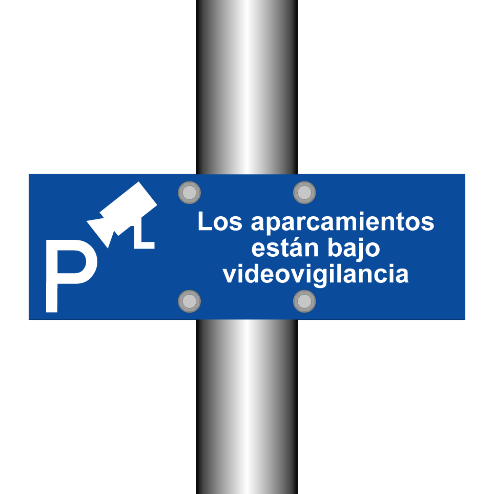 Los aparcamientos están bajo videovigilancia