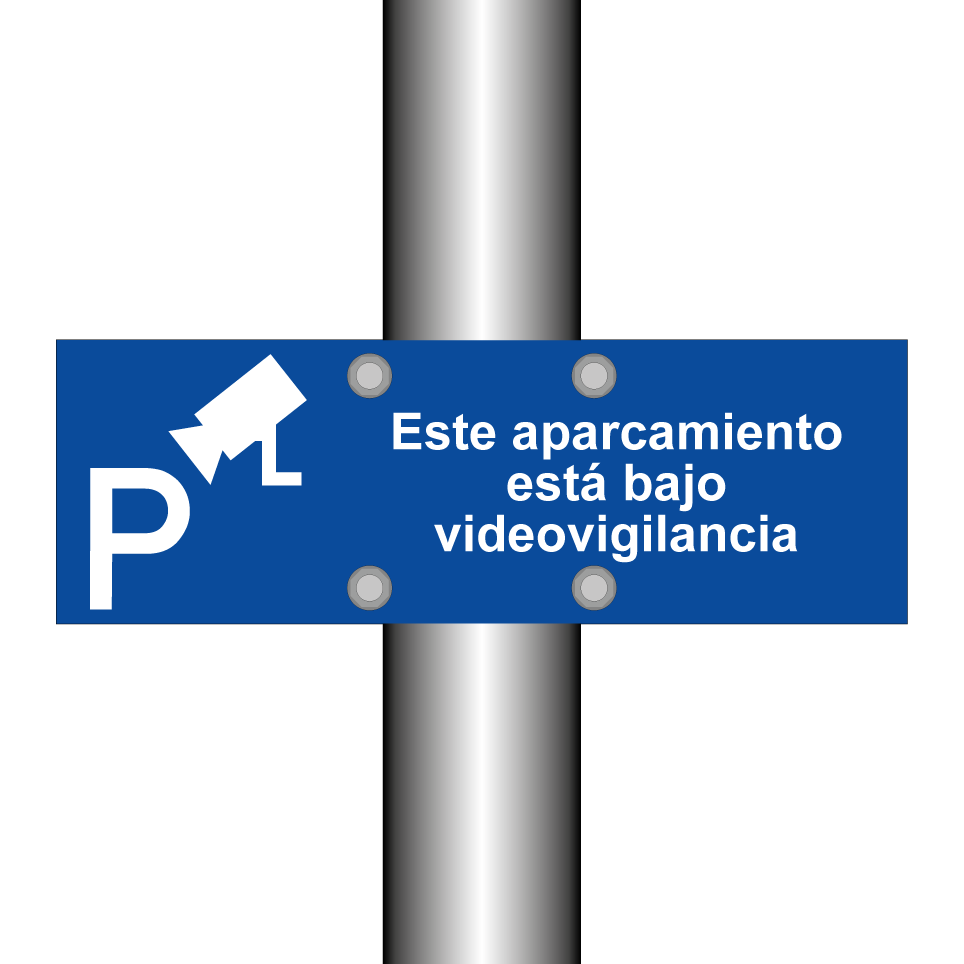 Este aparcamiento está bajo videovigilancia