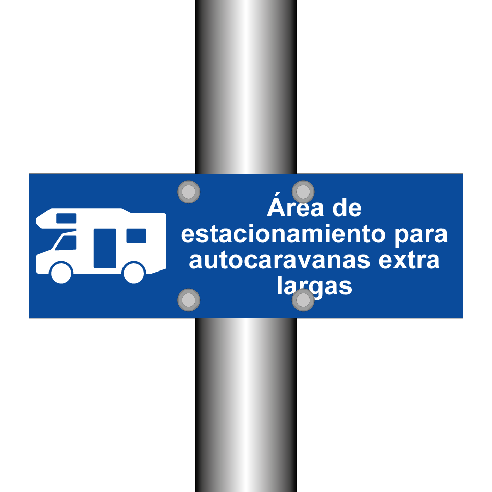 Área de estacionamiento para autocaravanas extra largas
