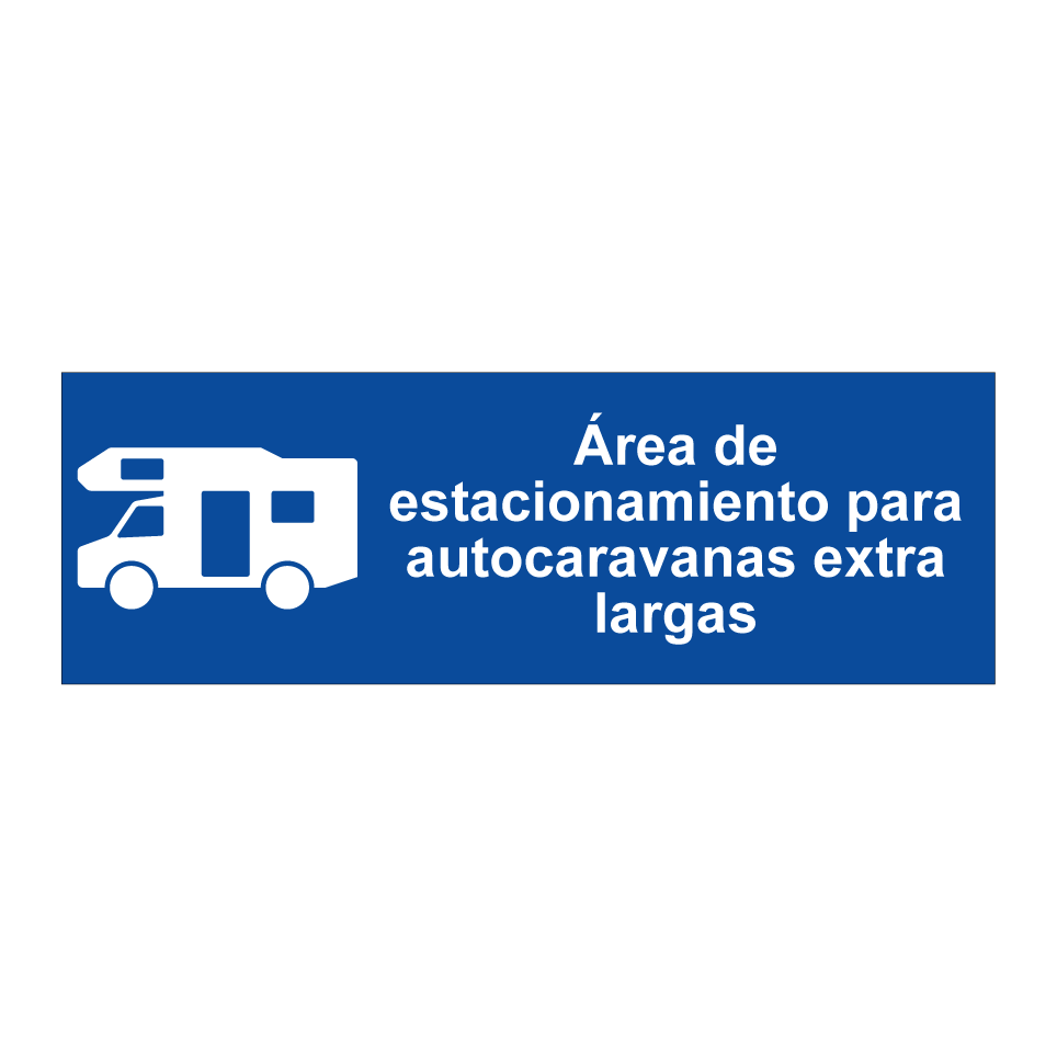 Área de estacionamiento para autocaravanas extra largas