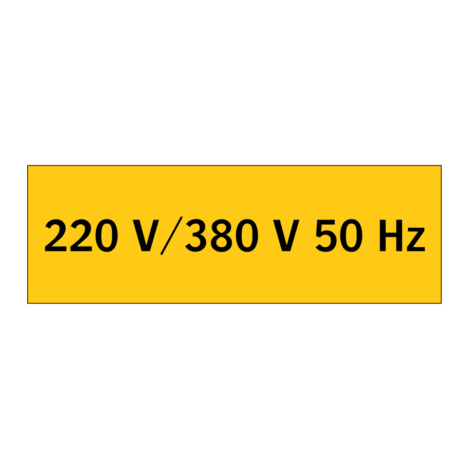 220 V/380 V 50 Hz