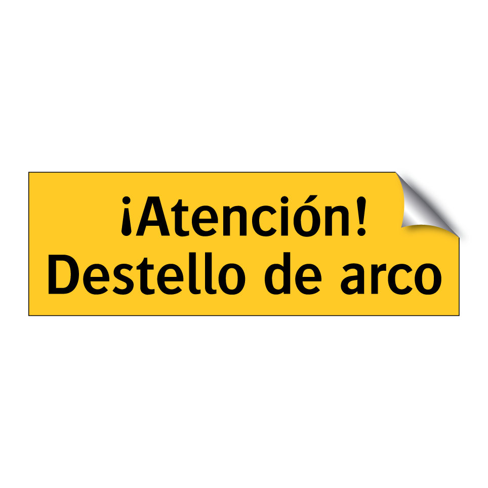¡Atención! Destello de arco