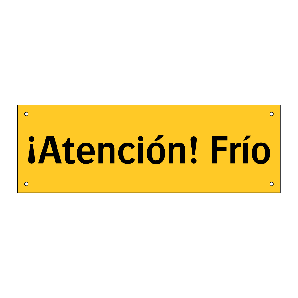 ¡Atención! Frío