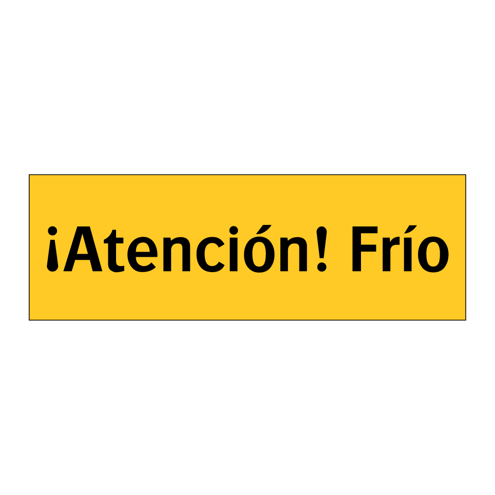 ¡Atención! Frío