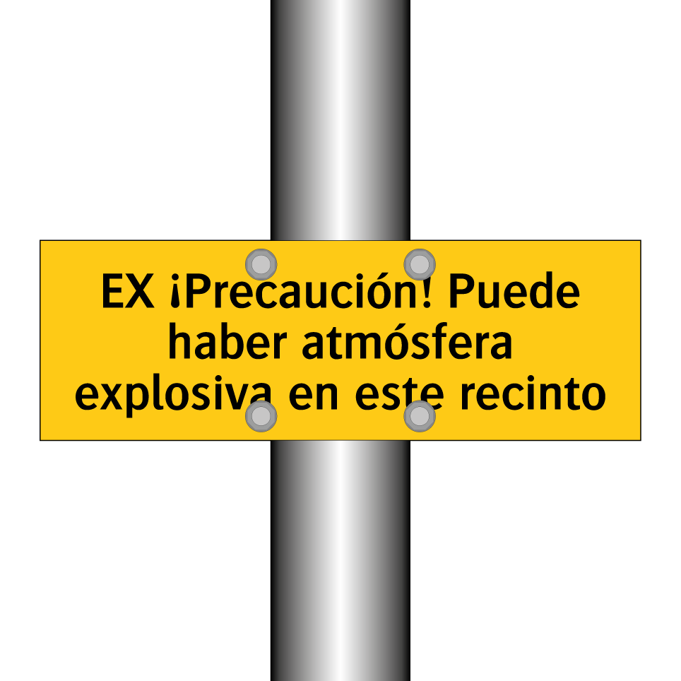 EX ¡Precaución! Puede haber atmósfera explosiva en este recinto