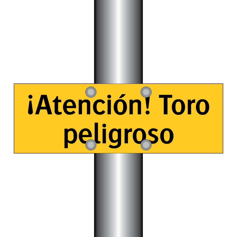 ¡Atención! Toro peligroso